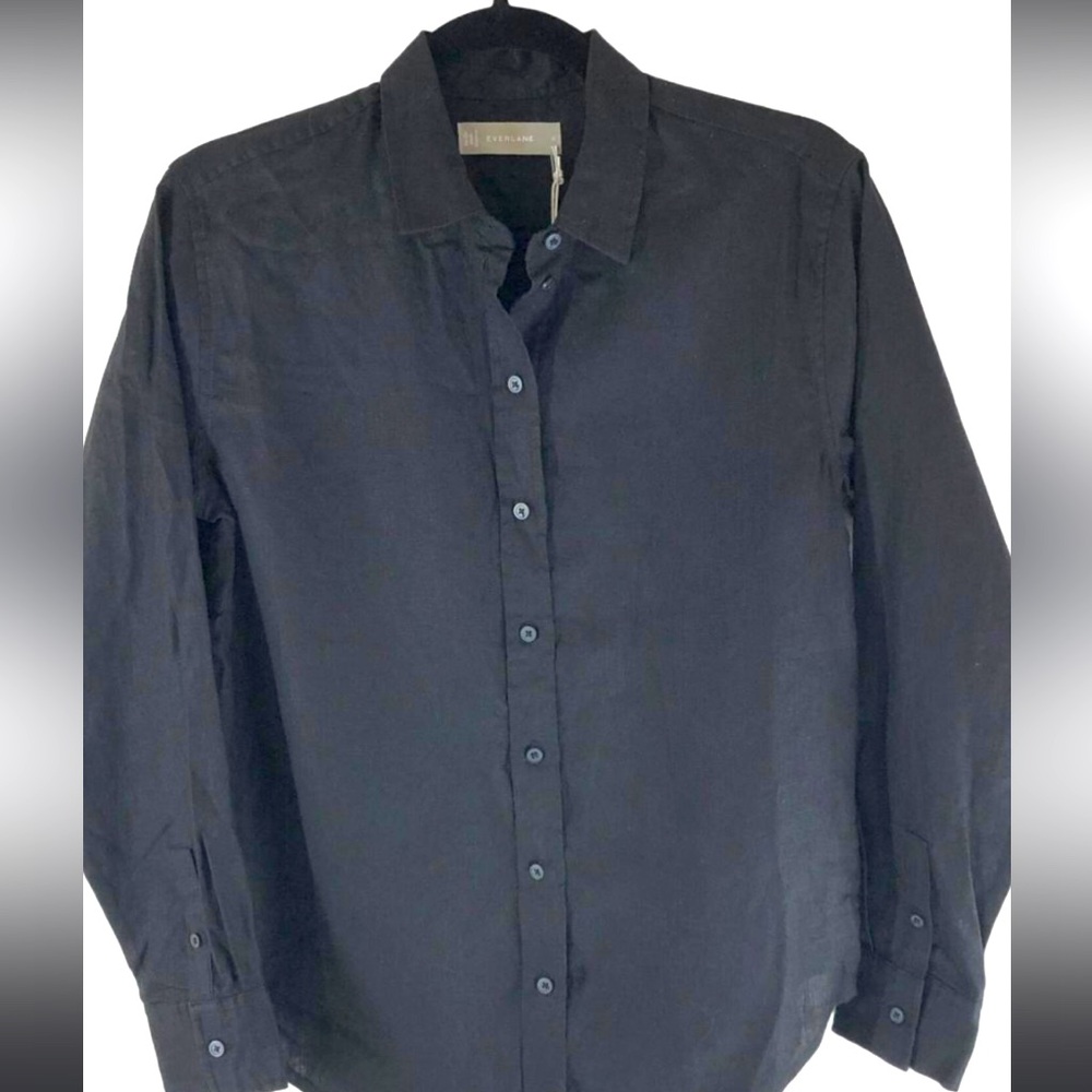 Everlane Black Button-Up Shirt
